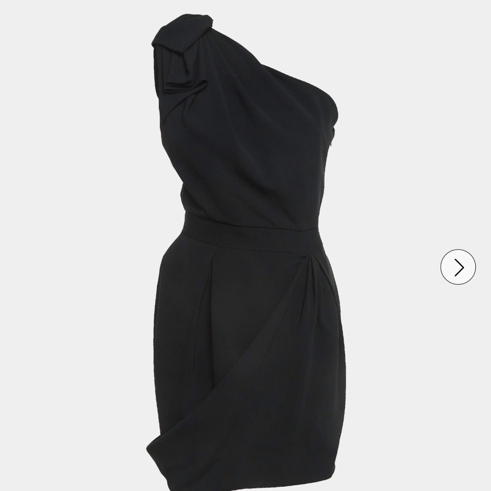 Just Cavalli Crepe One Shoulder Dress